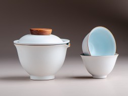 Набор посуды походный #205, керамика , 3 предмета.