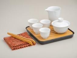 Набор посуды походный #160, фарфор, 9 предметов