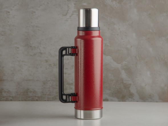 Термос #69, 1.3 л., бордовый.