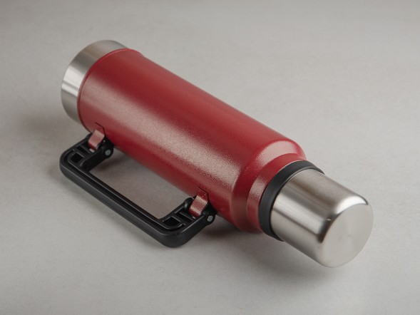 Термос #69, 1.3 л., бордовый.