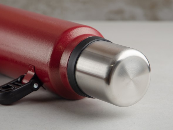 Термос #69, 1.3 л., бордовый.