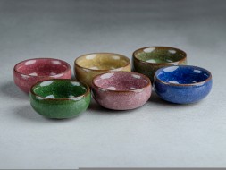 Набор пиал #2157 &amp;quot;Карпы&amp;quot;, 6шт. 40 мл., керамика, глазурь