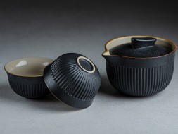 Набор посуды походный #199, керамика , 3 предмета.