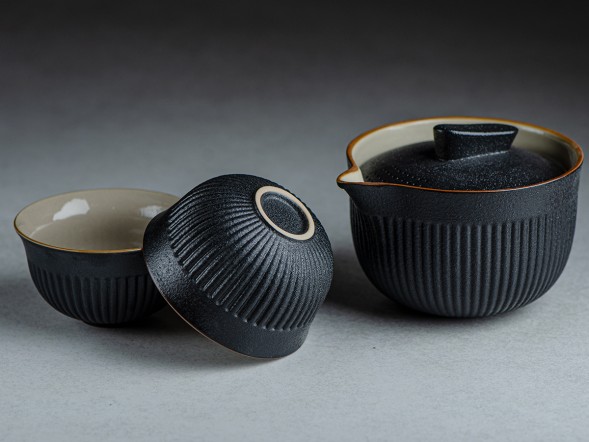 Набор посуды походный #199, керамика , 3 предмета.