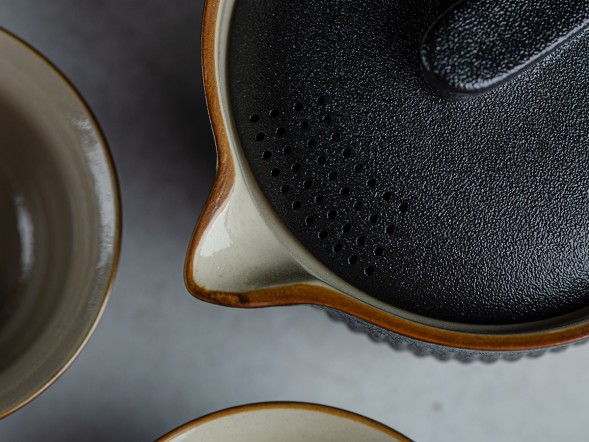 Набор посуды походный #199, керамика , 3 предмета.