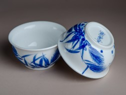 Набор посуды #186, фарфор, 8 предмета.