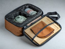 Набор посуды походный #202, керамика , 7 предметов.