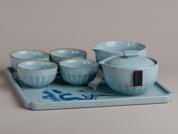 Набор посуды подарочный #211, керамика , 7 предметов.