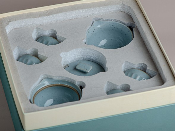 Набор посуды подарочный #211, керамика , 7 предметов.