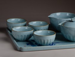 Набор посуды подарочный #211, керамика , 7 предметов.