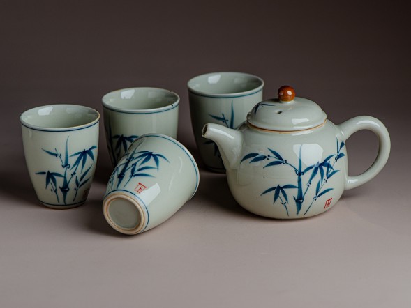 Набор посуды подарочный #213, керамика , 6 предметов.