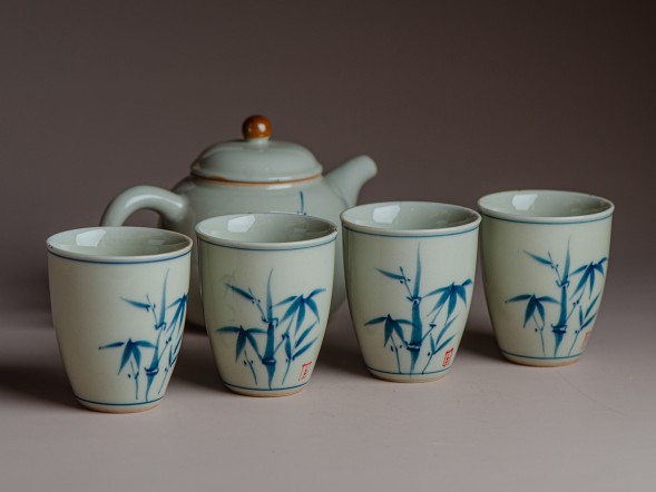 Набор посуды подарочный #213, керамика , 6 предметов.