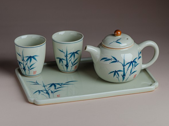 Набор посуды подарочный #213, керамика , 6 предметов.