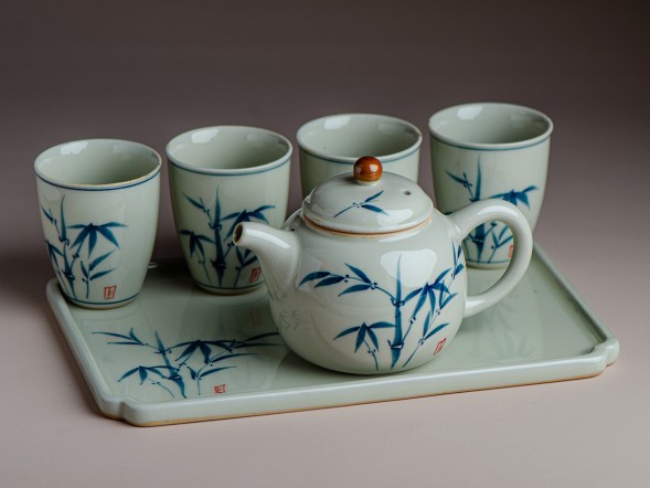 Набор посуды подарочный #213, керамика , 6 предметов.