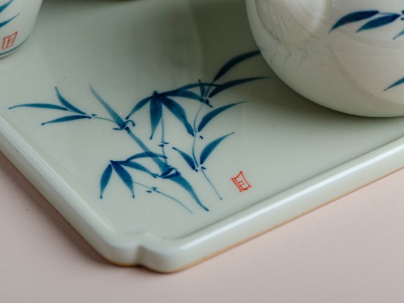 Набор посуды подарочный #213, керамика , 6 предметов.