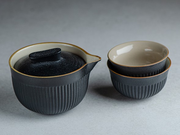 Набор посуды походный #203, керамика , 3 предмета.