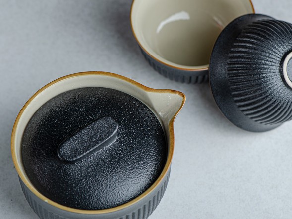 Набор посуды походный #203, керамика , 3 предмета.