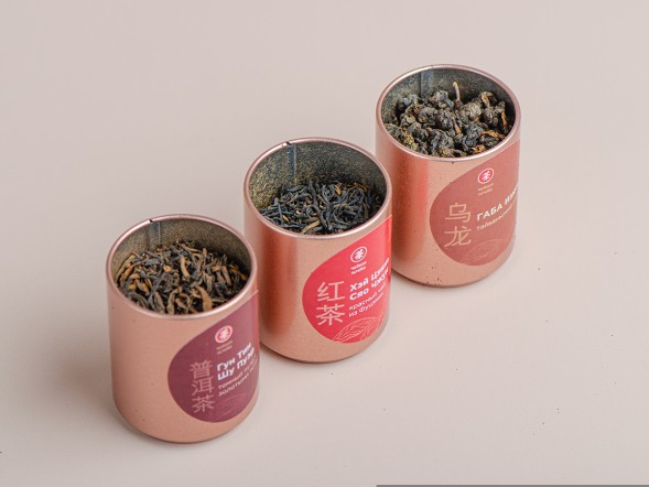 Набор из трёх баночек чая &amp;quot;Нежное касание&amp;quot;