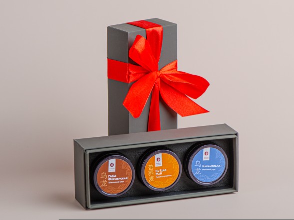 Набор из трёх баночек чая &amp;quot;Нежное касание&amp;quot;