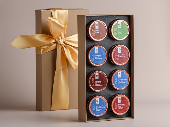 Набор чая из восьми баночек &amp;quot;На любой вкус&amp;quot;