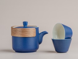 Набор посуды походный #207, керамика , 3 предмета.