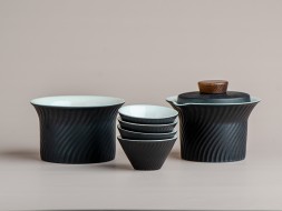 Набор посуды походный #208, керамика , 6 предметов.