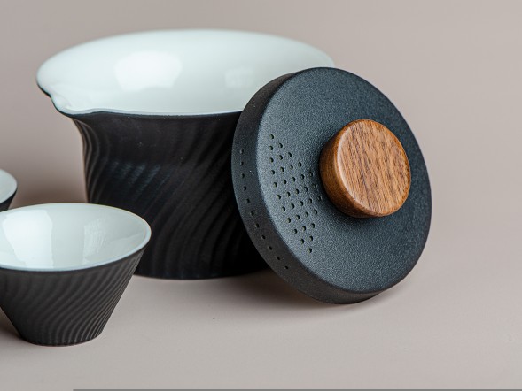 Набор посуды походный #208, керамика , 6 предметов.