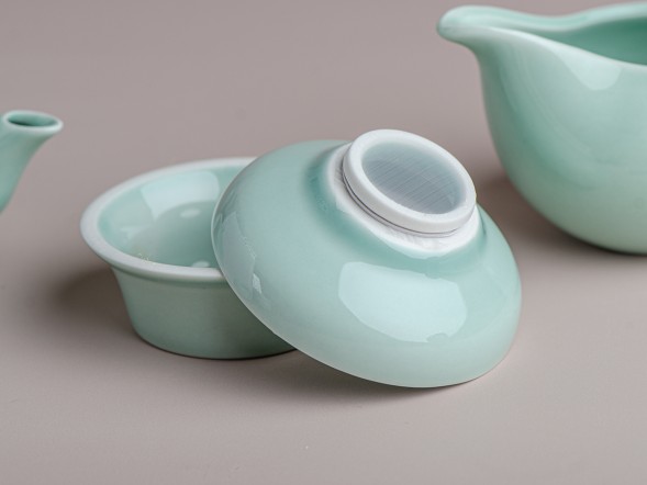 Набор посуды #209, керамика , 9 предметов.