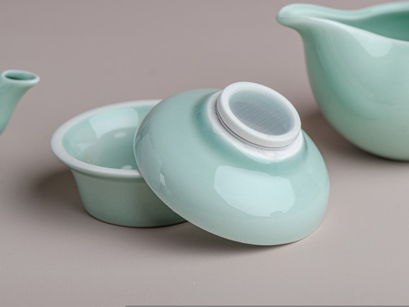 Набор посуды #209, керамика , 9 предметов.