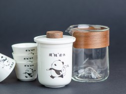 Набор посуды походный #219, керамика , 5 предметов.