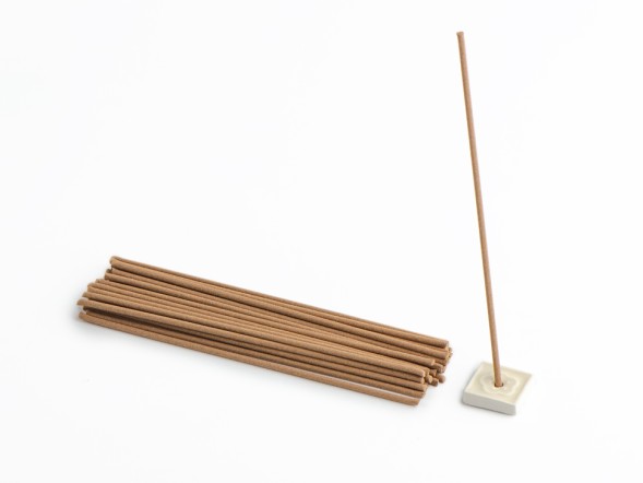 Японское благовоние Scentsual Sweet White Sage (Белый шалфей, лайм, кедр), 30 штук + подставка