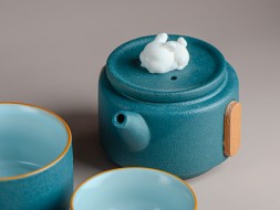 Набор посуды походный #214, керамика , 3 предмета.