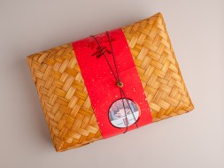 Подарочная коробка #255, 29х10см. (2 баночки)