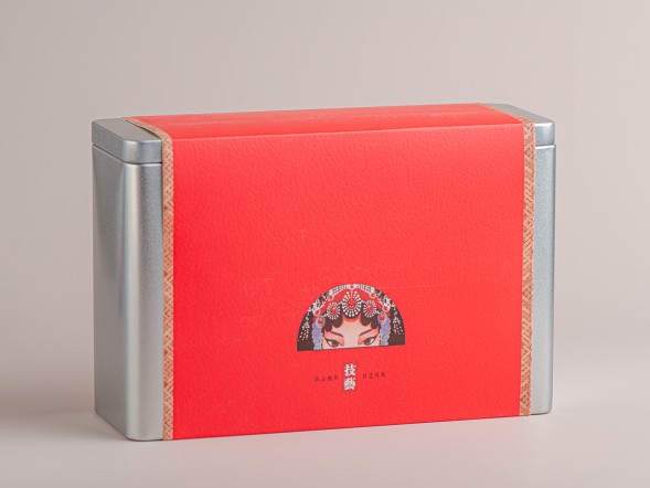 Подарочная коробка #255, 29х10см. (2 баночки)