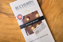 Шоколад&amp;quot;BUCHERON&amp;quot;, молочный с цельным фундуком, 85 г.