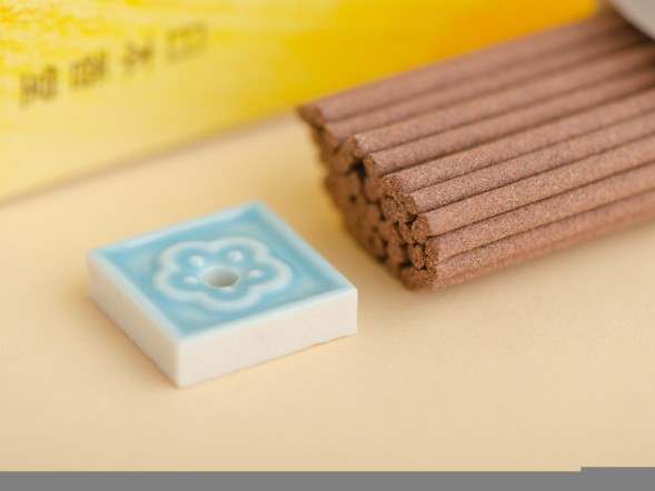 Японское благовоние Ka-Fuh Hinoki (Японский кипарис), 50 штук + подставка