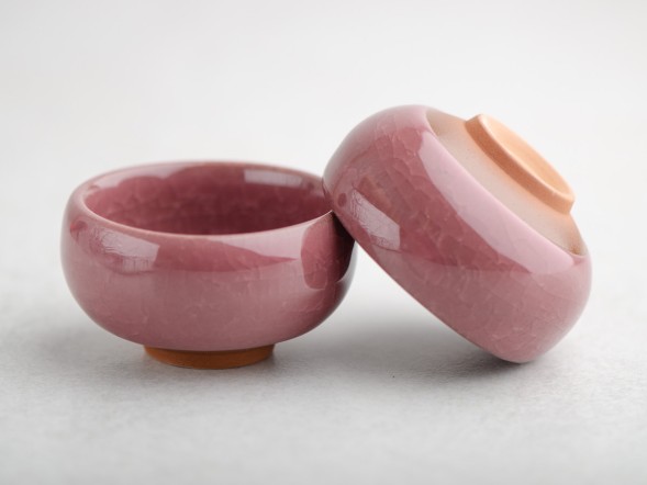 Пиала #1564, &amp;quot;Карп&amp;quot; 45 мл., обливная керамика