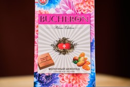 Шоколад&amp;quot;BUCHERON&amp;quot;, молочный с изюмом и орехами, 85 г.