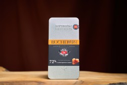 Шоколад&amp;quot;BUCHERON&amp;quot;, 72% горький с соленой карамелью и пеканом, 100 г.