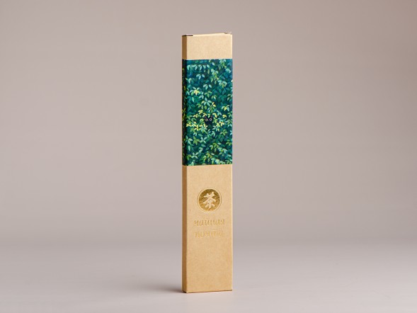 Набор японских благовоний &amp;quot;Хирагатаке&amp;quot;, 15 палочек + подставка