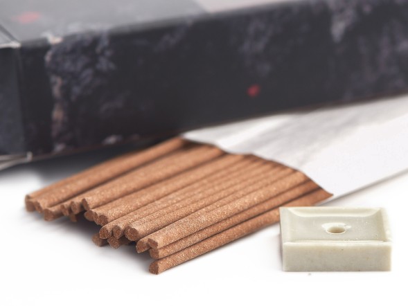 Японское благовоние Elemense FIRE (Манго, гвоздика), 40 штук, подставка