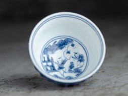 Пиала #2135, 90 мл., цзиндэчжэньский фарфор.