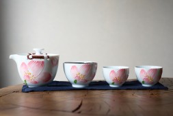 Набор посуды походный #255, керамика , 4 предмета.