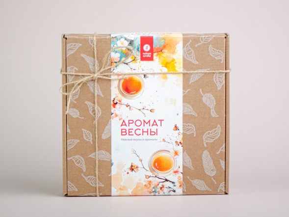 Набор из четырёх баночек чая &amp;quot;Аромат весны&amp;quot; (Нежные вкусы и ароматы)