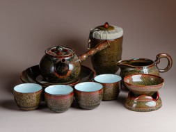 Набор посуды подарочный #215, керамика , 9 предметов.