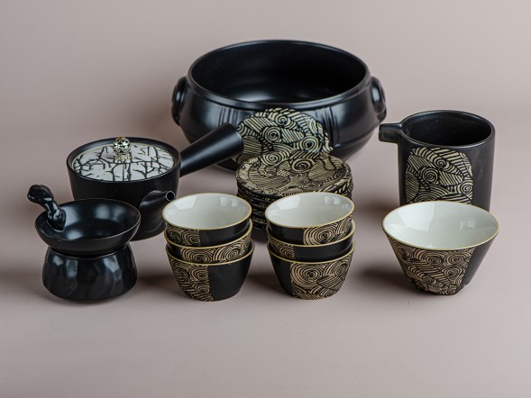 Набор посуды подарочный #216, керамика , 18 предметов.