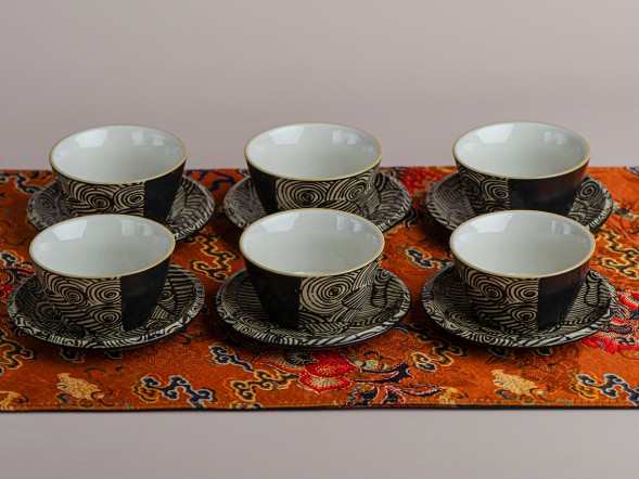 Набор посуды подарочный #216, керамика , 18 предметов.