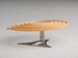 Подставка для благовония #322, пластик, 11 см., + спиральные благовоний (Османтус, Жасмин, Лаванда) по 48 спиралей.